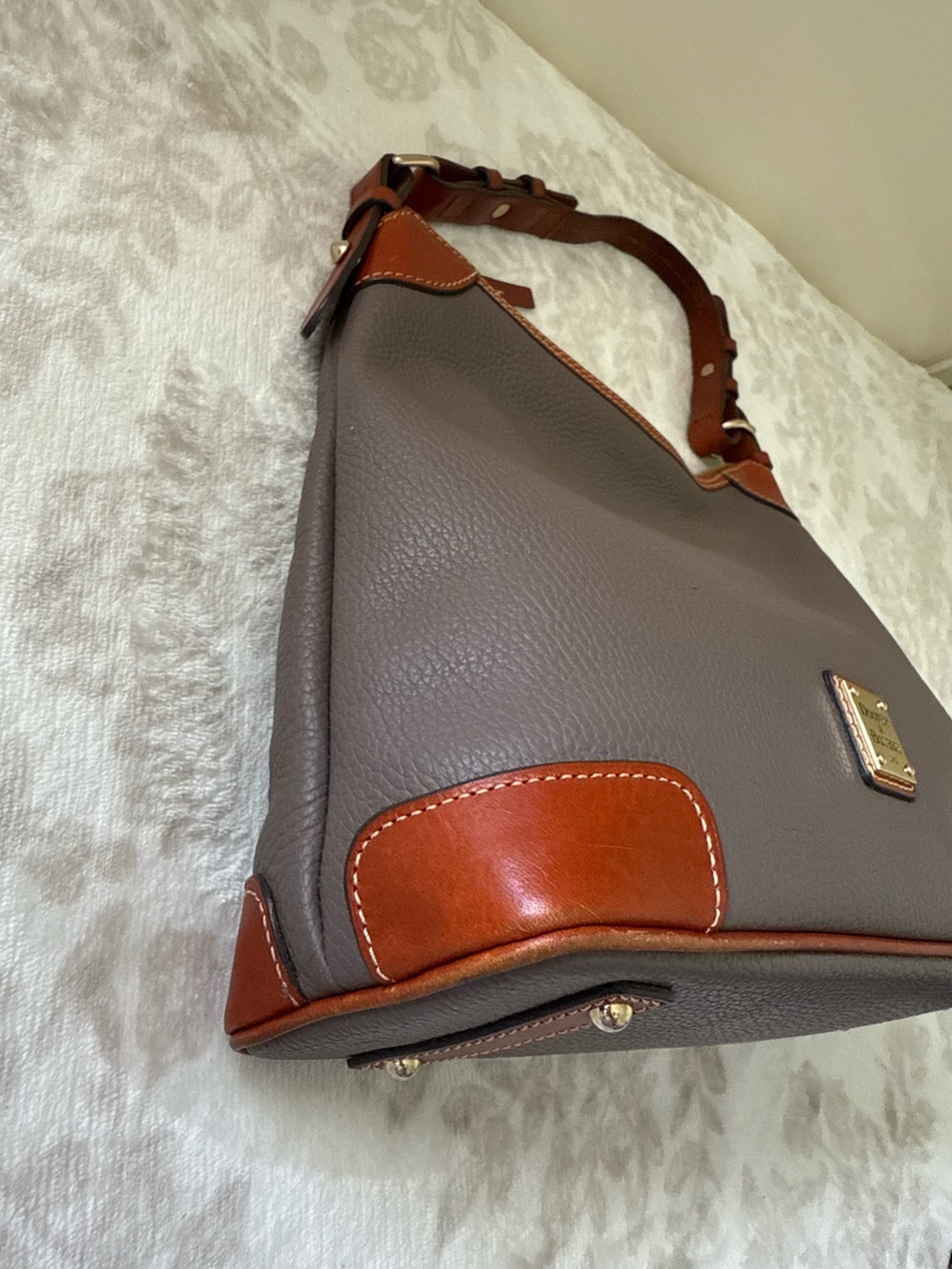 Dooney & Bourke Pebble Grain Hobo Shoulder Bag - Picture 11 of 16